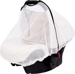 Moskitonetz für Autositz New Baby Basic weiß