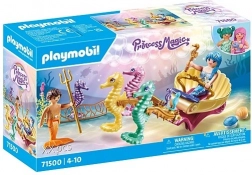Figurenset Princess Magic – Meeresbewohner mit von Seepferdchen gezogenem Wagen