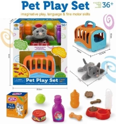 Tragbarer Transporter mit Kätzchen Plüschspielzeug