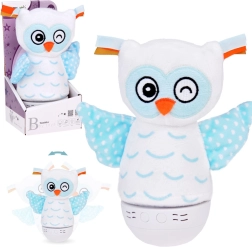 Plüscheule – Nachtlicht mit Farbwechsel und Spieluhr für Kinder