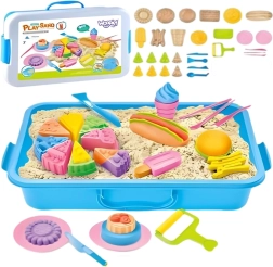 Woopie Kinetischer Sand 1,2 kg Restaurant Tisch mit Formen