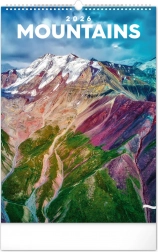 Wandkalender Berge 2026
