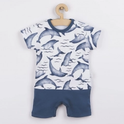 Sommerlicher Baby-Overall aus Baumwolle Nicol Dolphin
