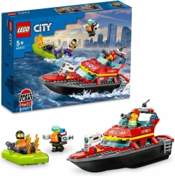 LEGO® City 60373 Feuerwehr-Rettungsboot und Schlauchboot