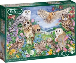 Puzzle FALCON Eulen im Wald, 1000 Teile