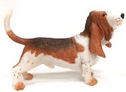 Basset-Hund Figur