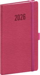 Taschenkalender Rivoli 2026 rosa
