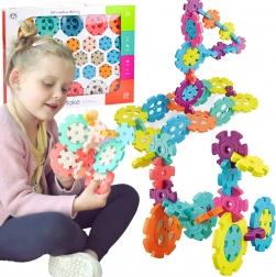 Bauset Woopie Schneeflocken 120 Teile