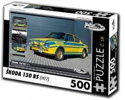 RETRO-AUTA Puzzle ŠKODA 130 RS 500 Teile