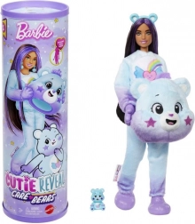Barbie Cutie Reveal – Glücksbärchis, Serie 2, lila Puppe