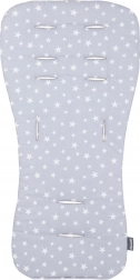 CHIPOLINO Weiche Kinderwagen-Einlage Grey stars