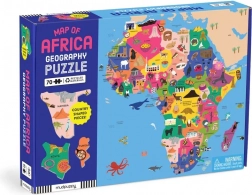 Mudpuppy Geografisches Puzzle Karte Afrikas 70 Teile