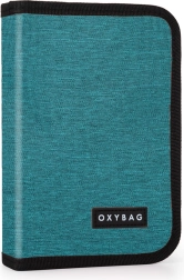 Schuletui mit 2 Klappen UNICOLOR green