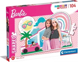 CLEMENTONI Umriss-Puzzle Barbie, 104 Teile