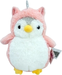 Pinguin-Maskottchen Romek rosa 20 cm