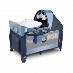 Reisebett Sven Plus von Lionelo – Blau