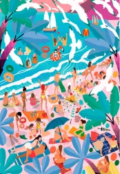 Clementoni Puzzle 'Sonntag am Strand' 1000 Teile