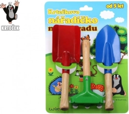 Kinder-Gartenwerkzeug Krtek – Metall und Holz, Set 3 Stk.
