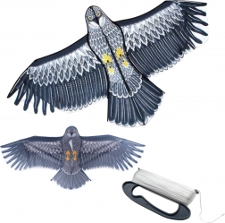 Flugdrachen in Adlerform 150 × 70 cm mit Spule und 100 m Schnur