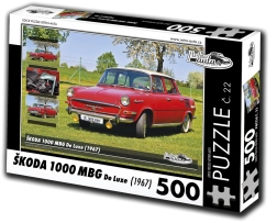 RETRO-AUTA Puzzle Škoda 1000 MBG De Luxe 500 Teile