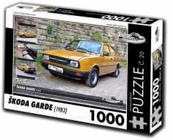 Puzzle RETRO-AUTA Škoda Garde 1000 Teile