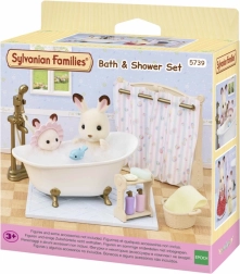 Sylvanian Families Badezimmerset mit Badewanne und Dusche