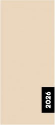 Monatskalender Beige 2026