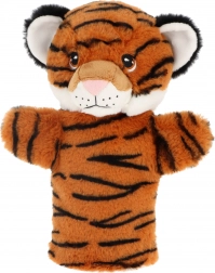 Keeleco Tiger - Öko-Plüsch-Handpuppe 27 cm