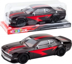 Schwarzes-rotes Sportwagen mit mechanischem Antrieb