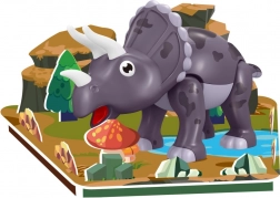 Magnetisches Dinosaurier-Bauset Triceratops