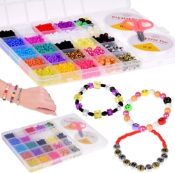 kreatives Perlen- und Kristall-Set für Armbänder – 22 Farben