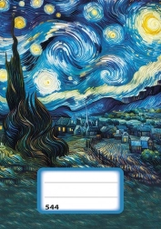 Liniertes Heft A5 Sternennacht - 40 Blätter