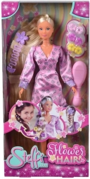 Puppe Steffi mit blumigen Haaren