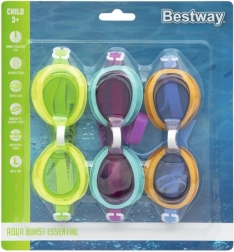 Schwimmbrille Aqua Burst für Kinder - 3er Pack