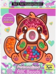 Set aus bunten Kunststoffperlen für Kinder