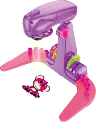 Mädchen-Projektor zum Zeichnen mit Schablonen und Filzstiften