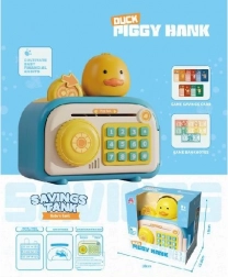 Elektronische Kinderspardose Safe Kaczuszka mit PIN und Fingerabdruck