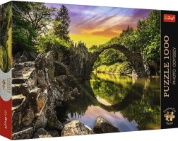 Trefl Puzzle 1000 Teile Photo Odyssey: Rakotzbrücke – Rakotzbrücke in Kromlau