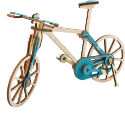 Woodcraft Holz 3D Puzzle Fahrrad