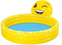 Kinder aufblasbares Planschbecken mit Dusche BESTWAY Smiley 165 × 144 × 69 cm