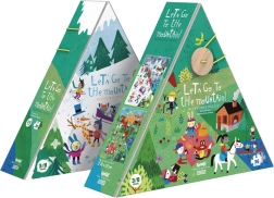 Beidseitiges Puzzle Berge Sommer und Winter LONDJI