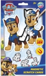 Magnetische Kratzbilder Paw Patrol – Set mit 10 Magneten
