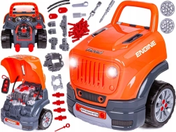 Interaktiver Lastwagen – Werkstatt für den kleinen Mechaniker mit Licht und Sound