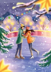 Puzzle Liebespaar 1000 Teile MAGNOLIA