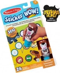 Sticker Wow - Interaktives Buch und Stempel mit Aufklebern - Hund