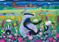 Puzzle Ravensburger Unfug zwischen Blumen 1000 Teile