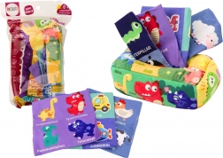 Box mit weichen Tüchern 6 Stoffe 3 bunte Tücher mit Band