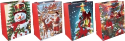 Geschenktasche Weihnachten M 26 × 32 × 10 cm