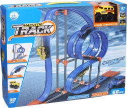 Magnetische Rennstrecke mit Schwungrad-Auto