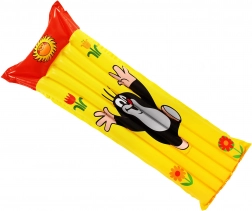 Aufblasbare Matratze mit dem kleinen Maulwurf